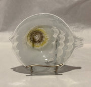 Edwin D. Walter Glass Art Vintage Fish Dish