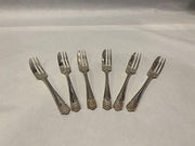 Martin Hall & Co Silver Plated Dessert Forks