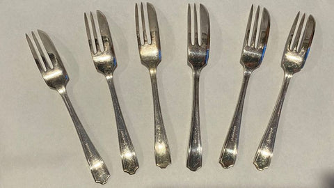 Martin Hall & Co Silver Plated Dessert Forks