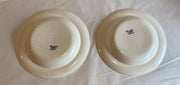 Two Antique Wedgwood Willow Plates