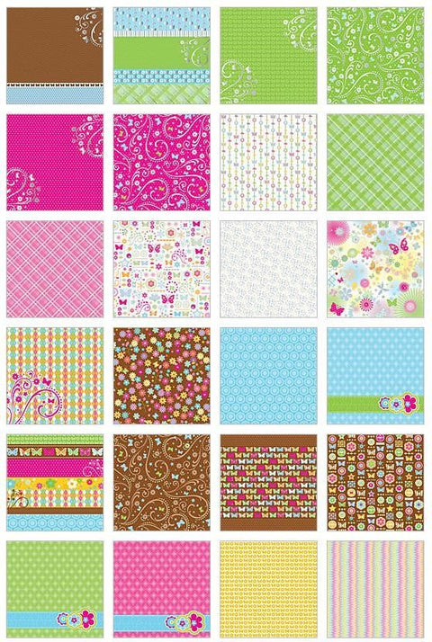 Blossoms & Butterflies 4.5 x 6.5 Mat Stack