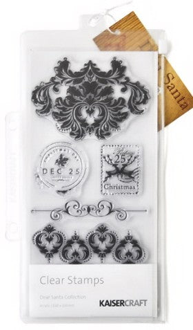 Kaisercraft Clear Stamp Set Dear Santa