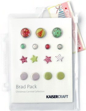 Kaisercraft Brad Pack Christmas Carnival