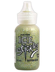 Ice Stickles Lime Glitter Glue