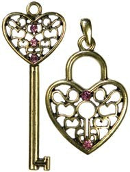 Modern Romance Lock and Key Pendants