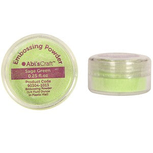 Abi's Craft Sage Green Embossing Powder