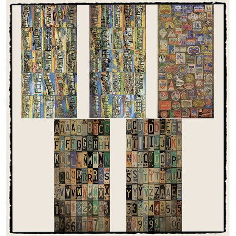 Tim Holtz Destinations Salvage Stickers