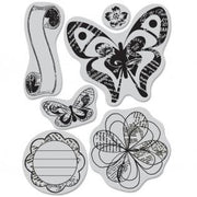 Hero Arts Butterflies and Print Stamps