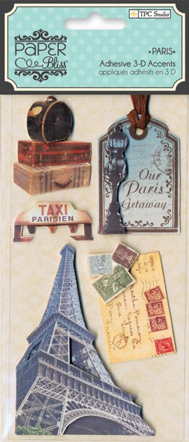 Paper Bliss Paris 3D Accents