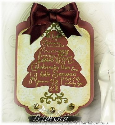 Script Christmas Tree Stamp Set