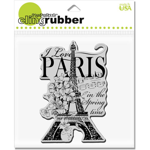 Stampendous I Love Paris Cling Stamp