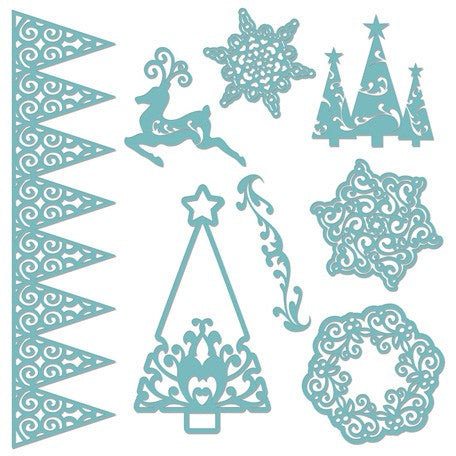 12x12 Stencil Kit Christmas Time