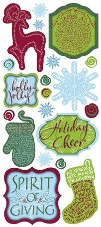 Tidings of Joy 5x12 Stickers