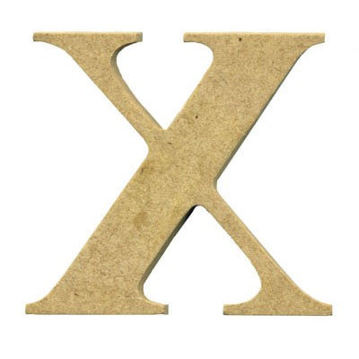 Wooden Letter X