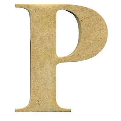 Wooden Letter P