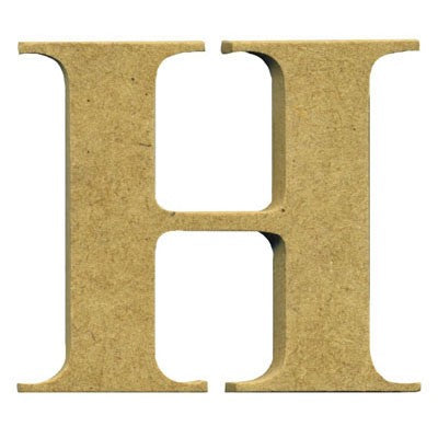 Wooden Letter H