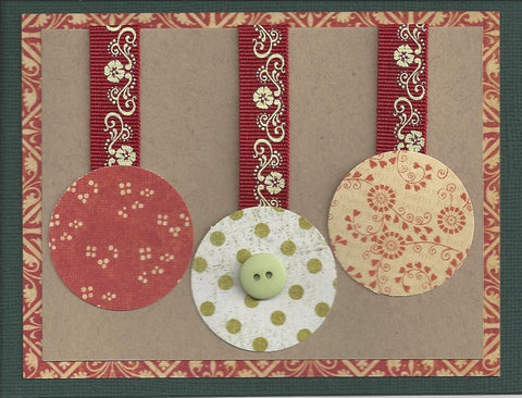 Christmas Balls Example Card