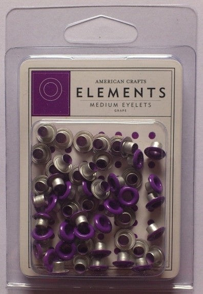 Elements Medium Eyelets Grape