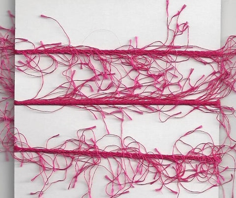 Hot Fuchsia Feathery Fibre