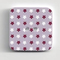 Purple Star Square Button