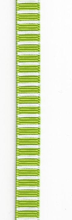 Summer Green Stripe Ribbon