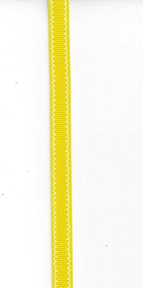 Summer Stitched Ribbon Yellow