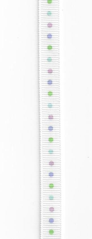 Spring Pastel Dots Ribbon