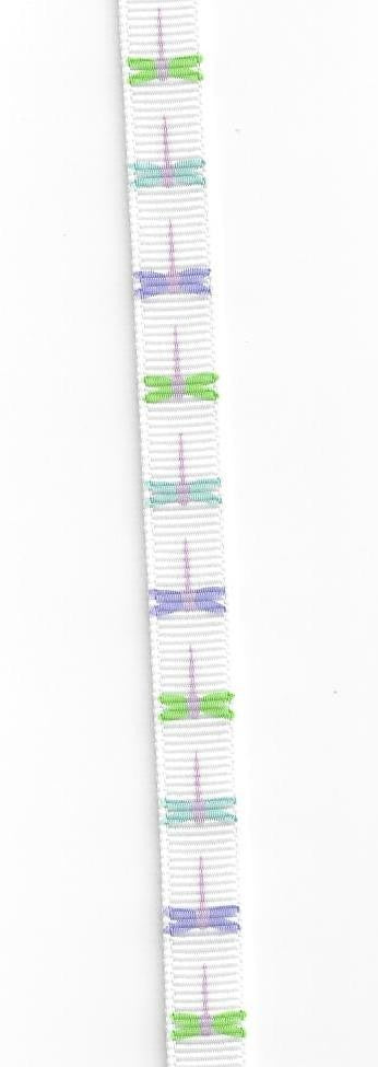 Spring Pastel Dragonflies Ribbon