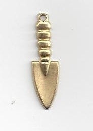 Gold Shovel Charm