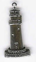 Big Silver Lighthouse Charm