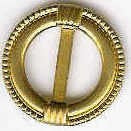 Round Gold Buckle