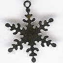 Silver Snowflake Charm