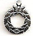 Silver Wreath Charm