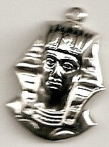 Large Silver Pharoah Charm