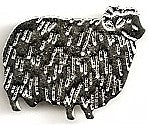 Sheep Silver Charm