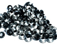 20 Round Black Eyelets