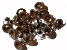 20 Round Chocolate Eyelets