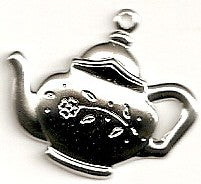 Silver Teapot Charm