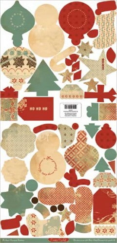 Cosmo Cricket Be Good Ornaments Diecut Sheet