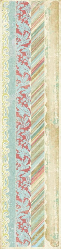 Laundry Line Coastal Authentic Chipboard Borders