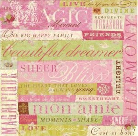 K & Co Madeline Sheer Bliss Embossed Paper