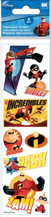 Disney Slims Incredibles Stickers