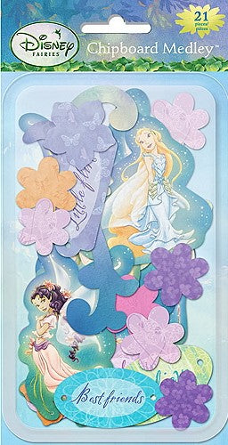 Disney Fairies Chipboard Medley