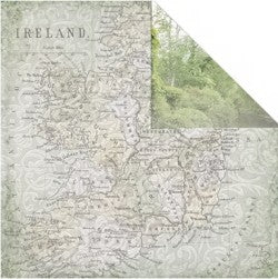 Art Warehouse Irish Map Paper