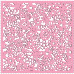 Holey Cardstock Pink Flower