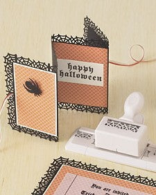 Martha Stewart Spider Web Accordion Card Example