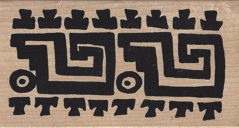 Hot Potatoes Ethnic Design Stamp