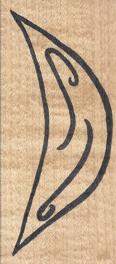 Hot Potatoes Swirl Design Stamp