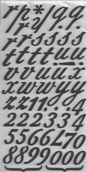 Thickers Salutations Black Stickers