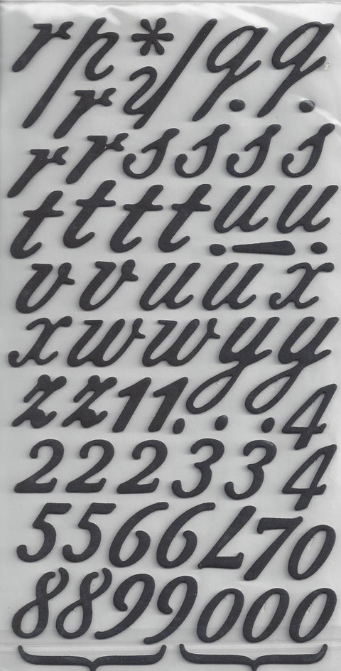 Thickers Salutations Black Stickers